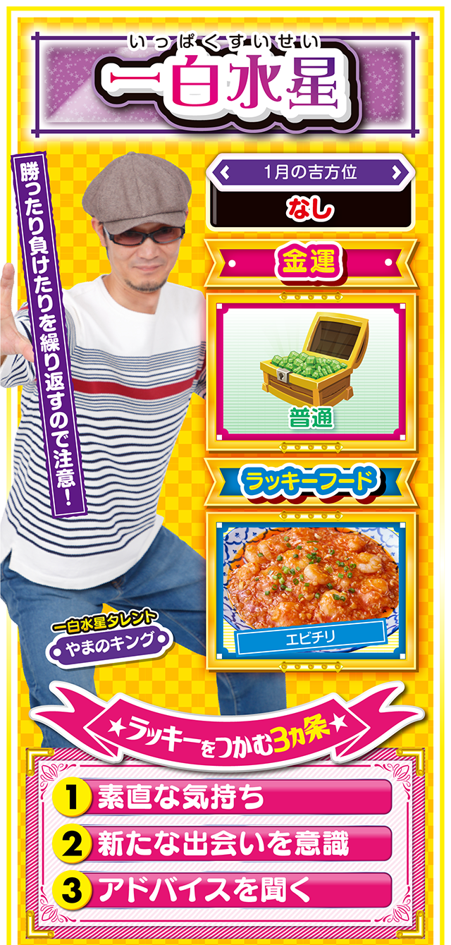 一白水星占い結果