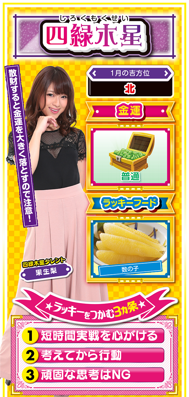 四緑木星占い結果