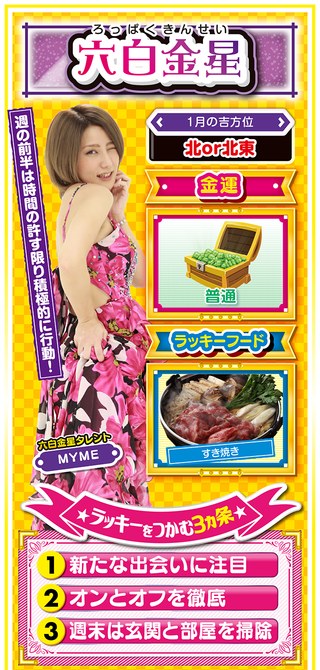 六白金星占い結果