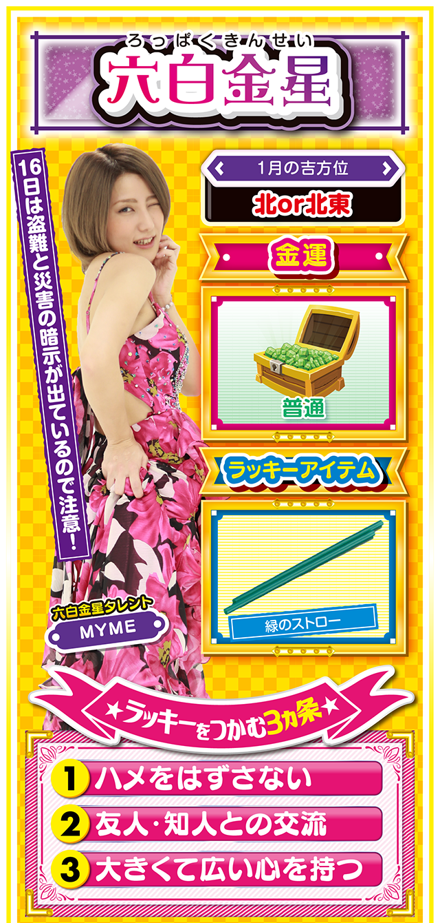 六白金星占い結果