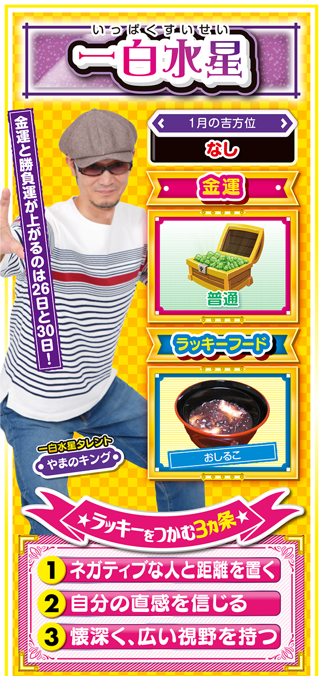 一白水星占い結果