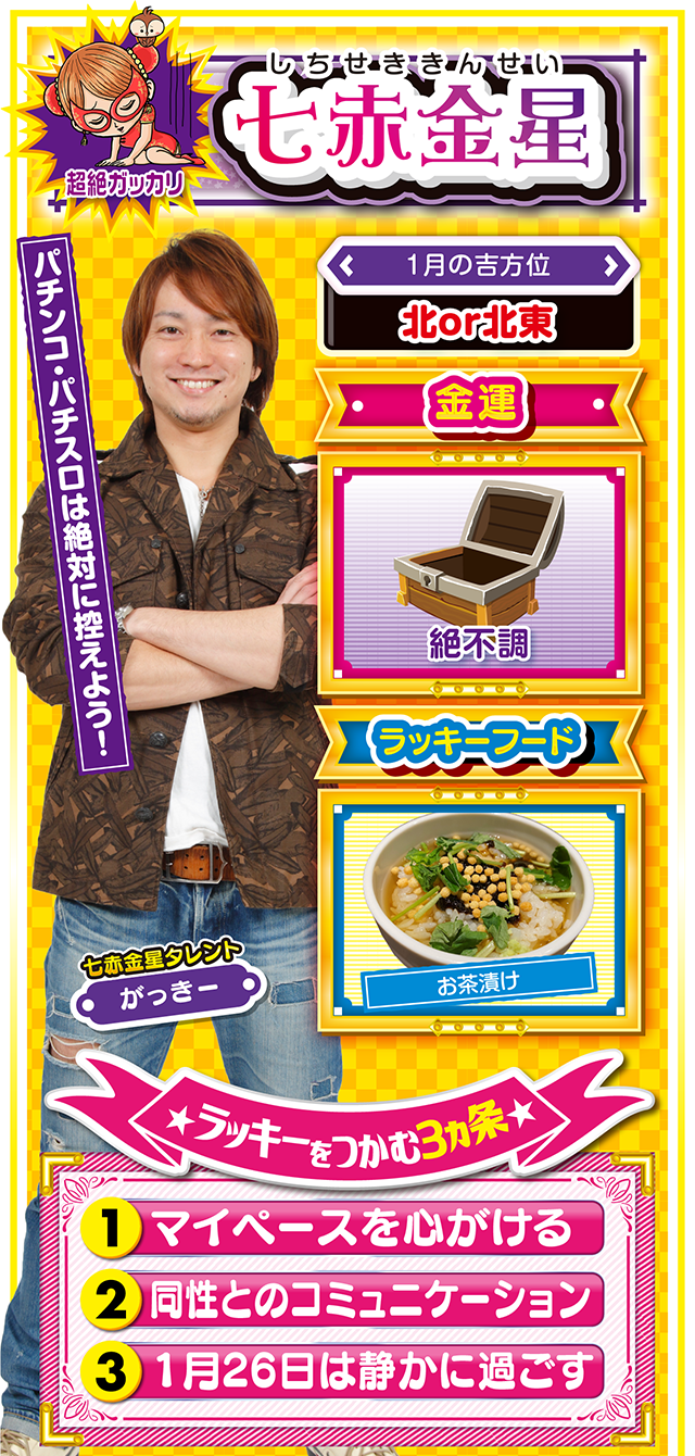 七赤金星占い結果