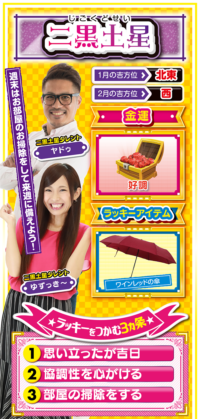 二黒土星占い結果
