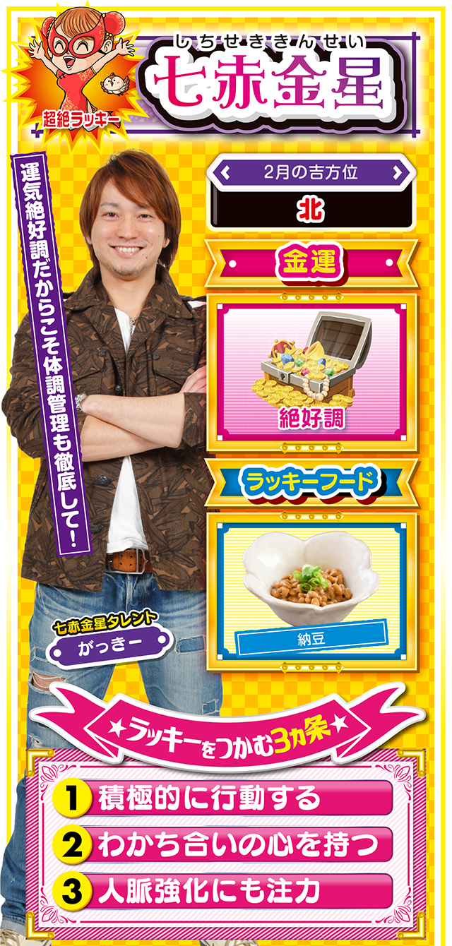 七赤金星占い結果