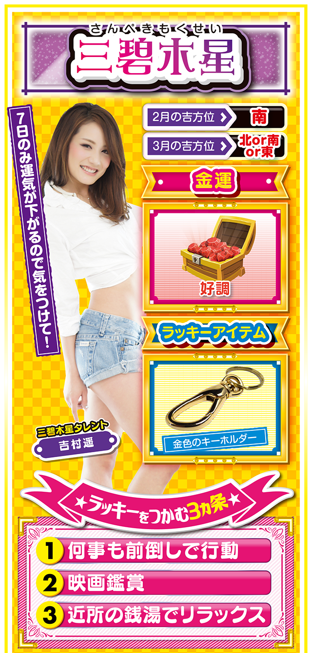 三碧木星占い結果