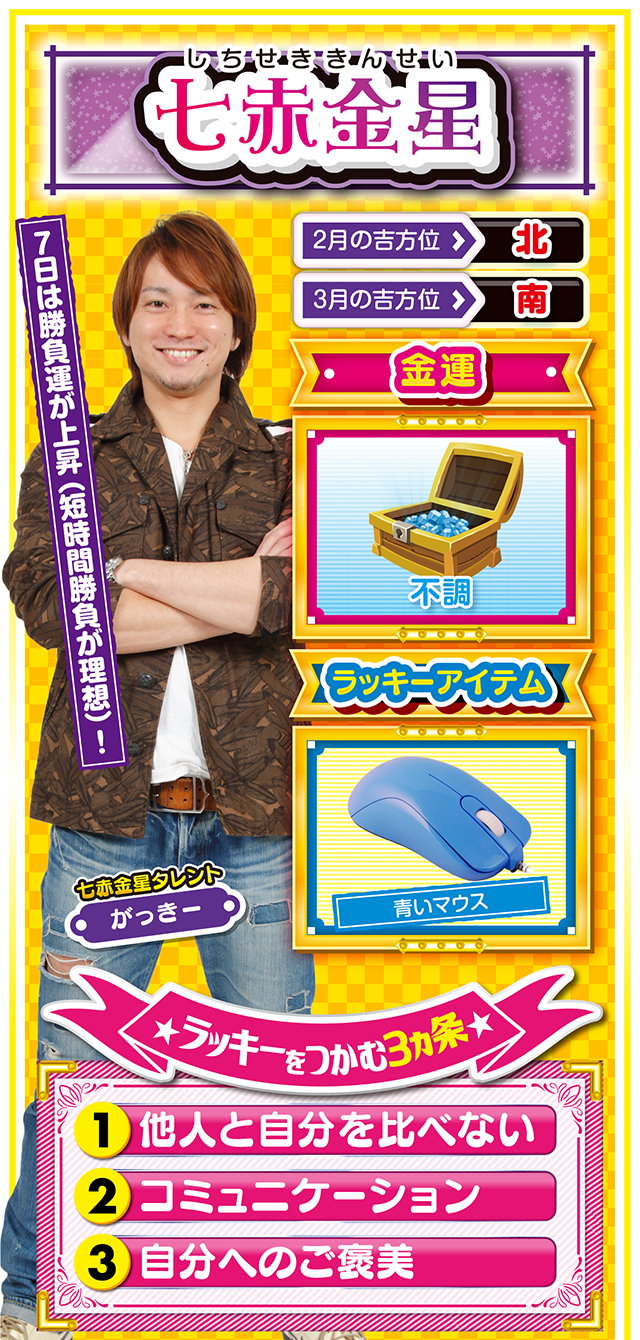 七赤金星占い結果