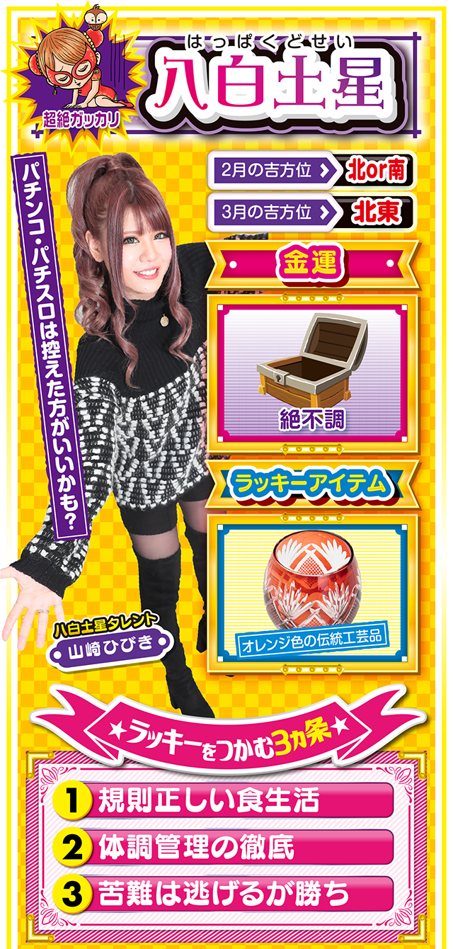 八白土星占い結果