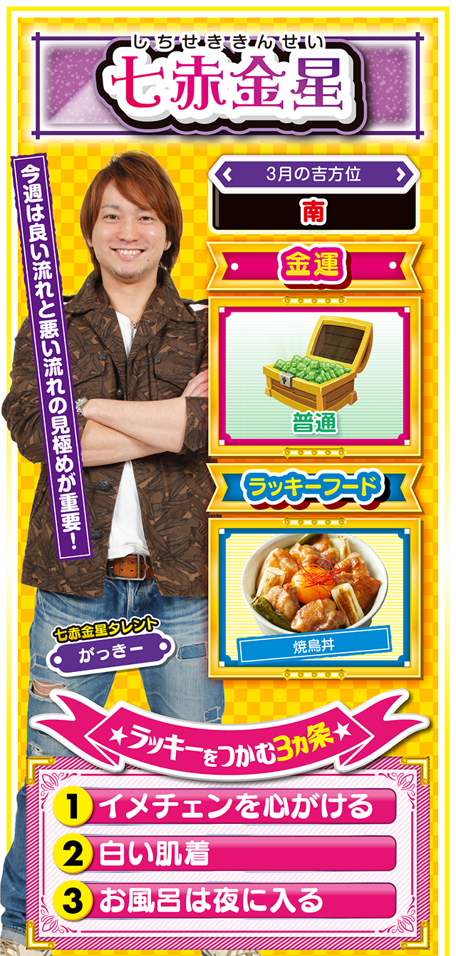 七赤金星占い結果