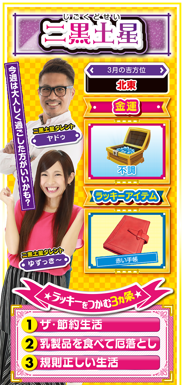 二黒土星占い結果