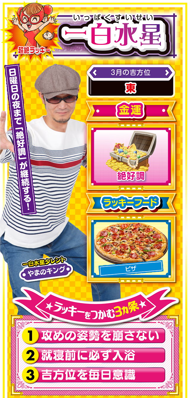 一白水星占い結果