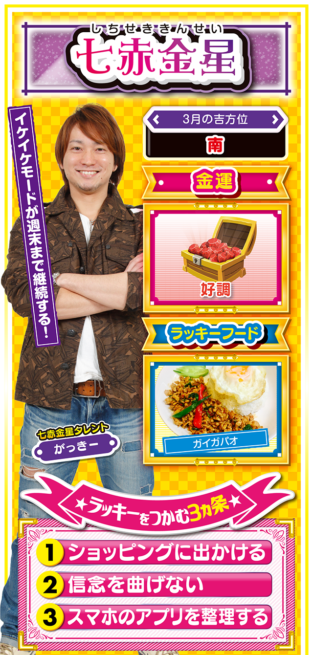 七赤金星占い結果