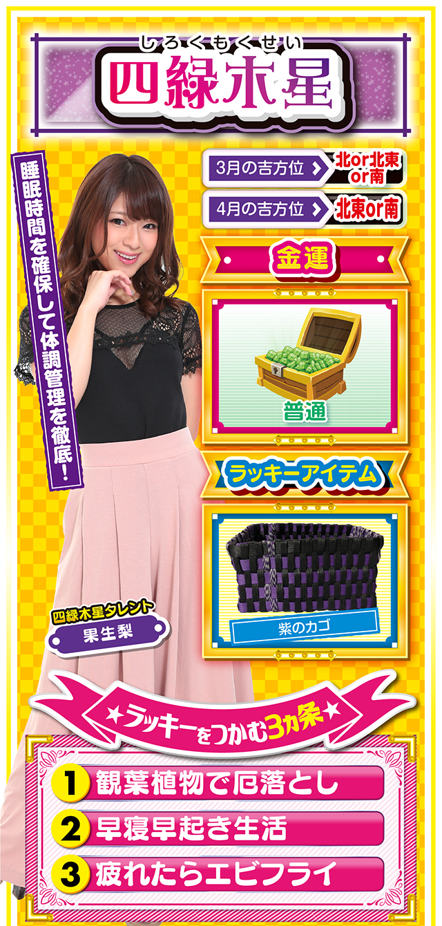 四緑木星占い結果