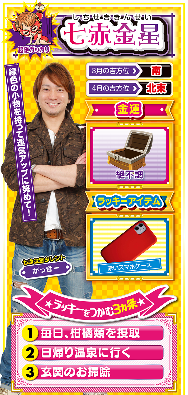 七赤金星占い結果