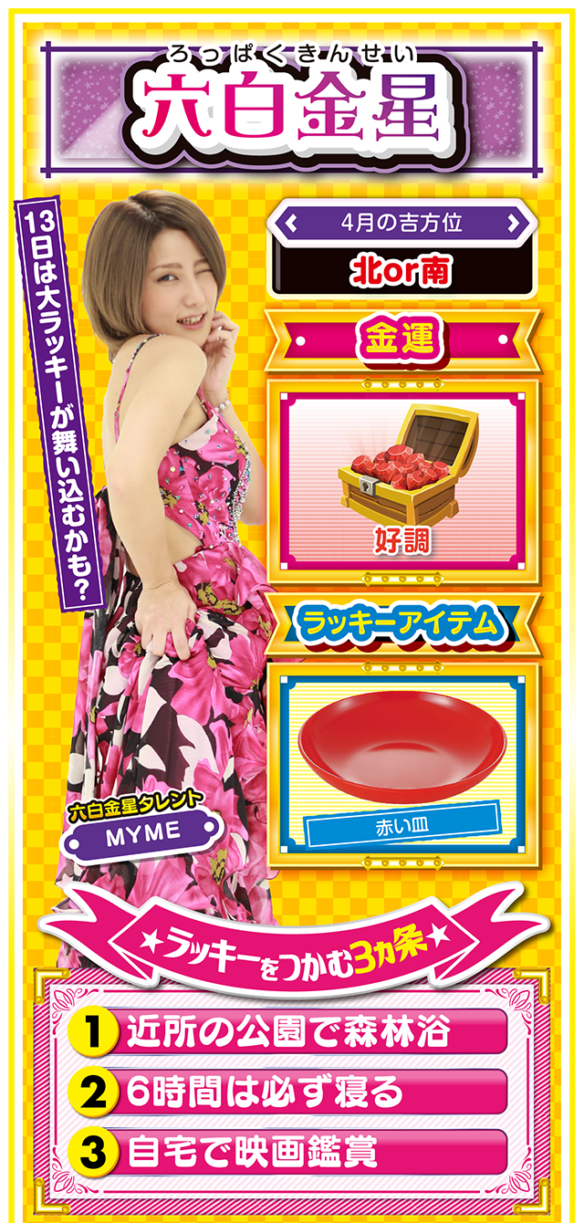 六白金星占い結果