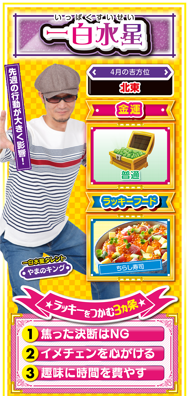 一白水星占い結果