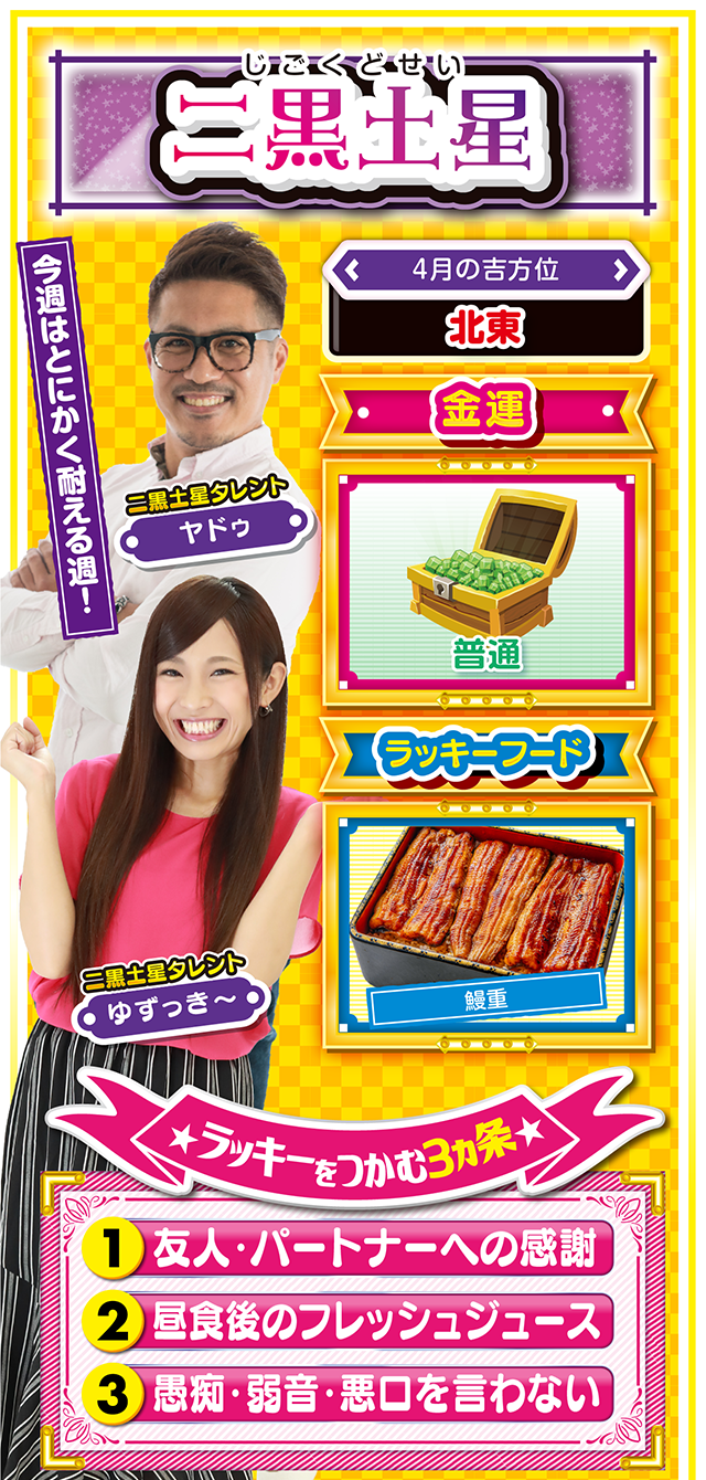 二黒土星占い結果