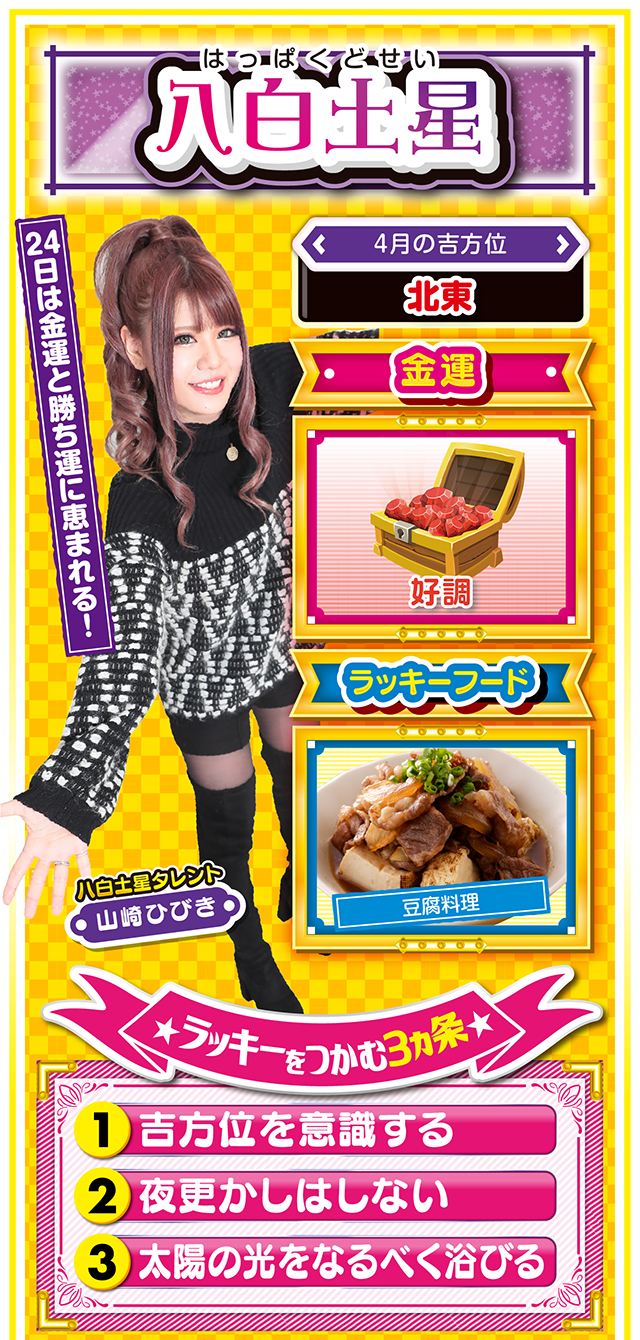 八白土星占い結果