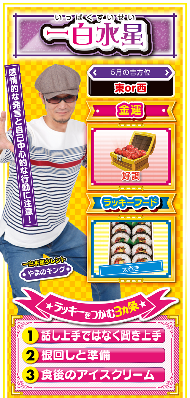 一白水星占い結果