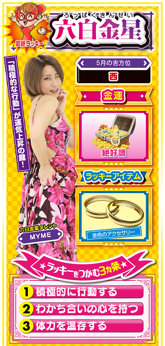 六白金星占い結果