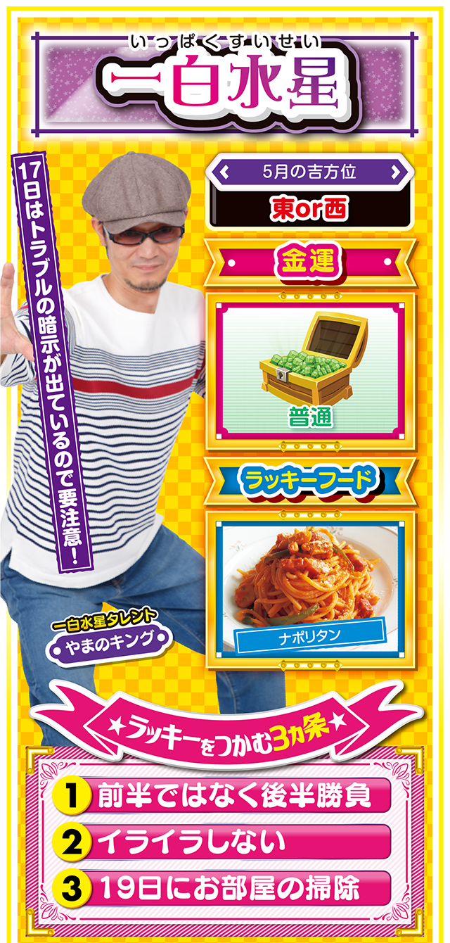 一白水星占い結果