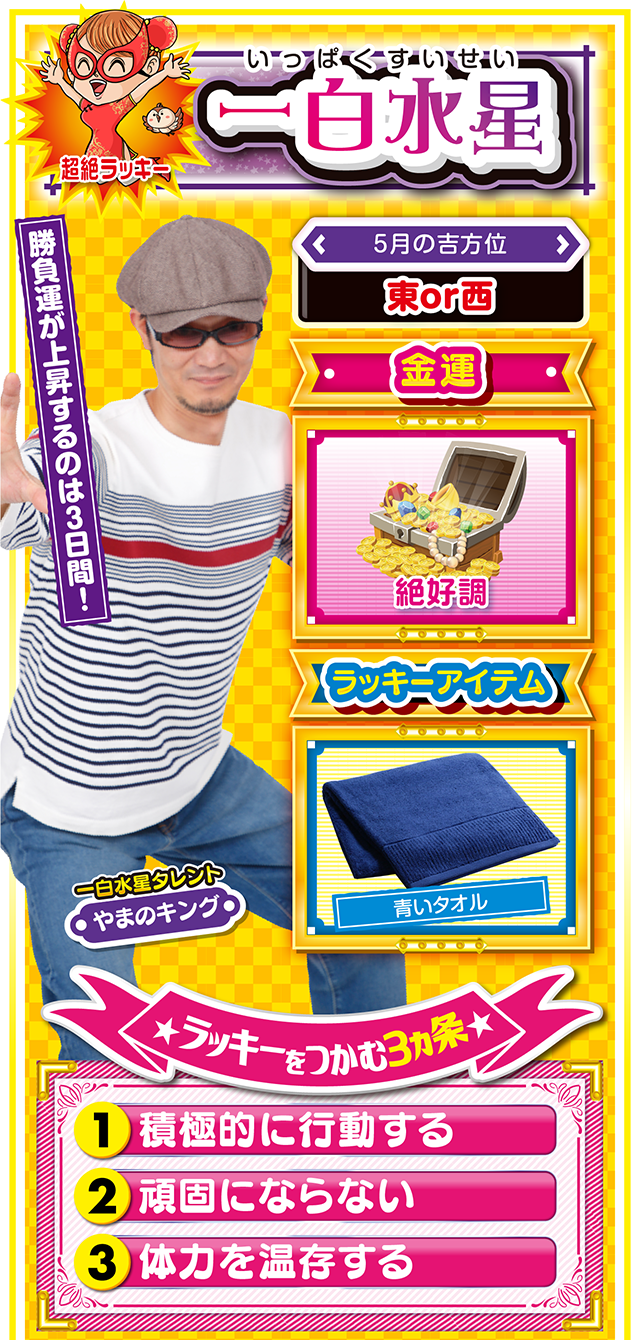 一白水星占い結果
