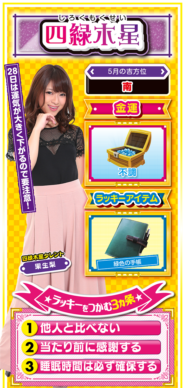 四緑木星占い結果