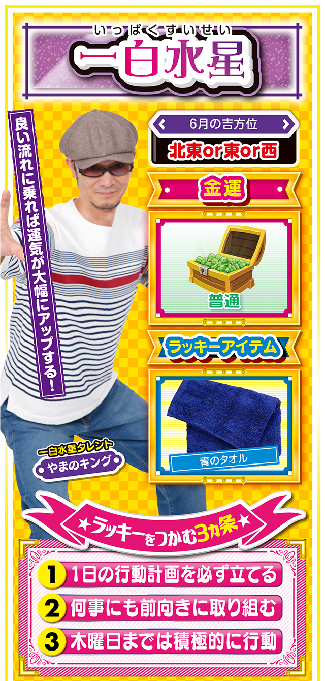 一白水星占い結果
