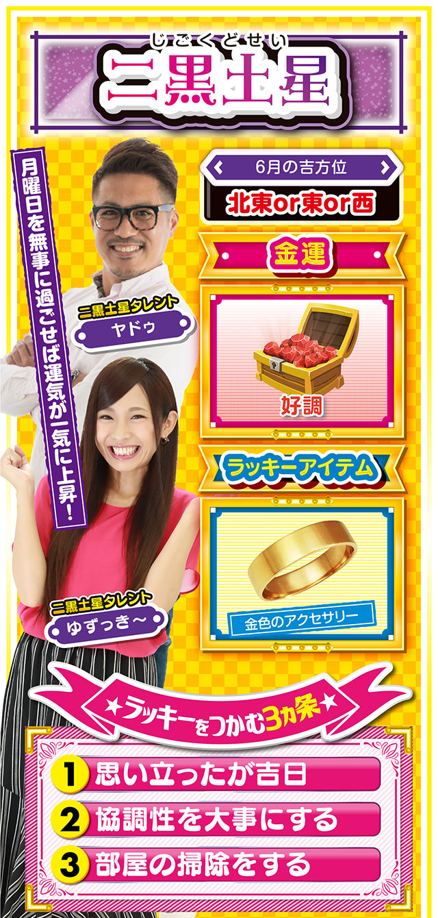 二黒土星占い結果