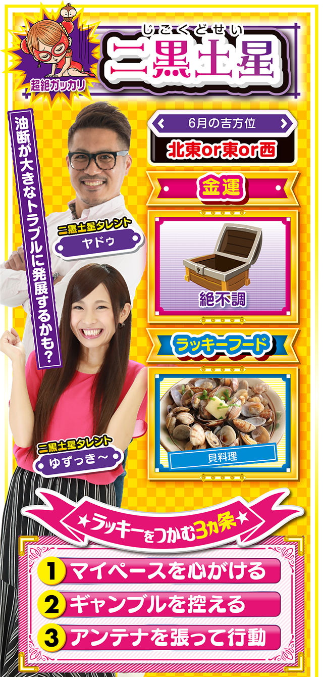 二黒土星占い結果