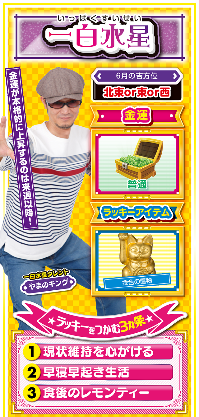 一白水星占い結果