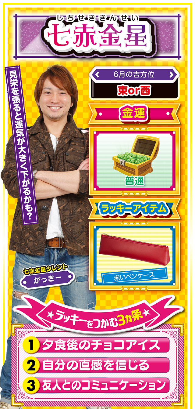 七赤金星占い結果