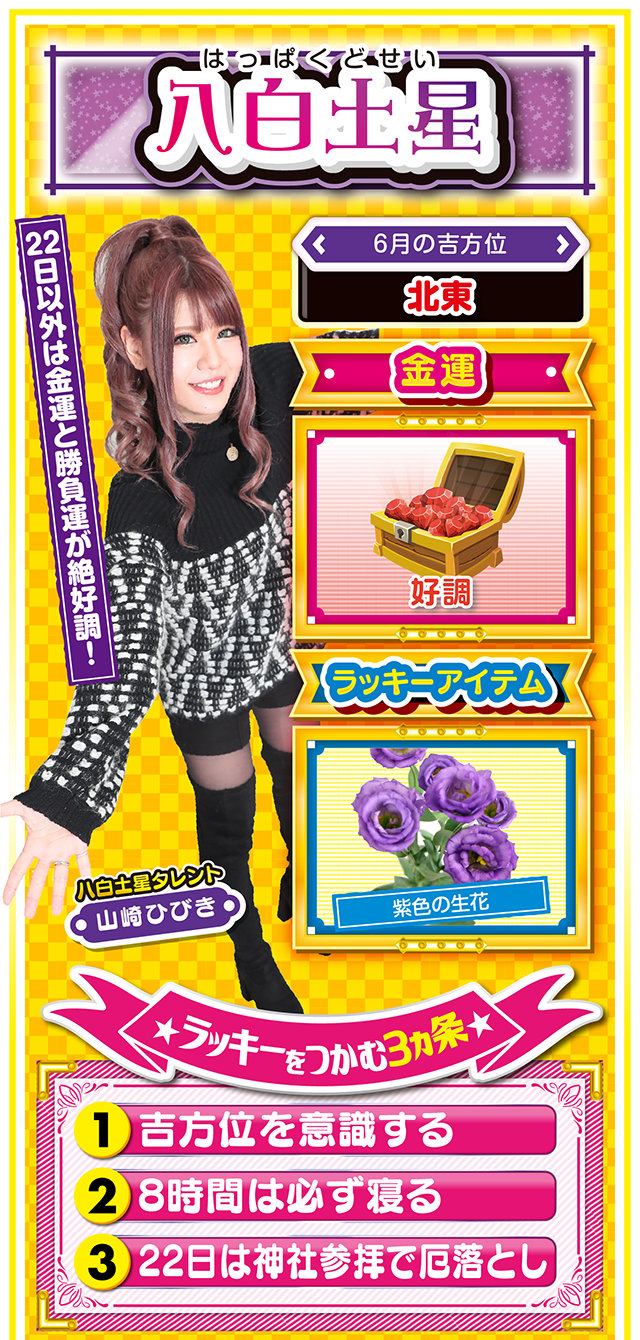 八白土星占い結果