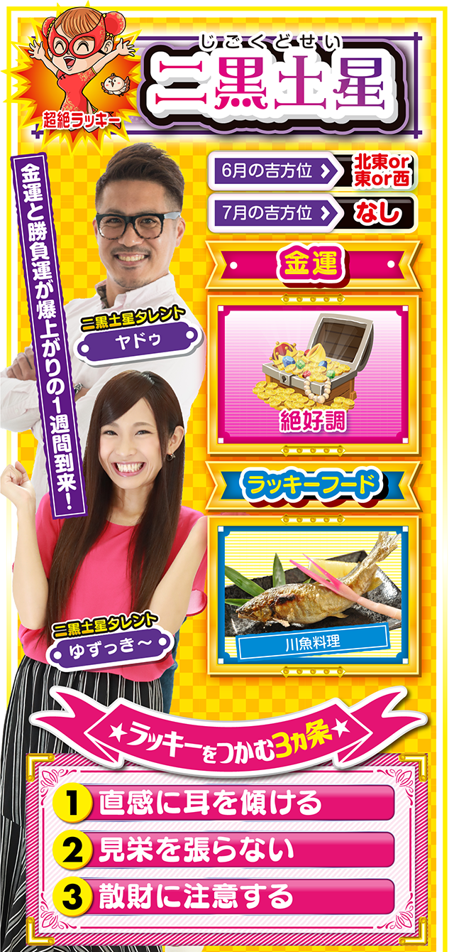 二黒土星占い結果