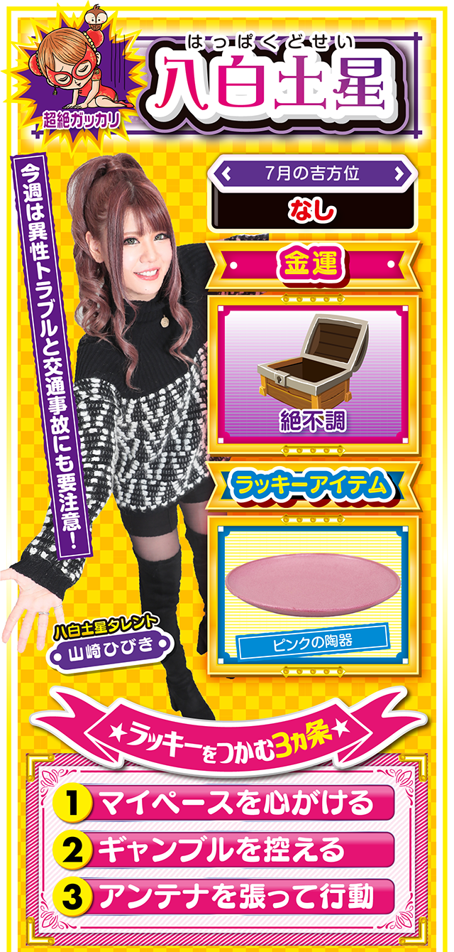 八白土星占い結果