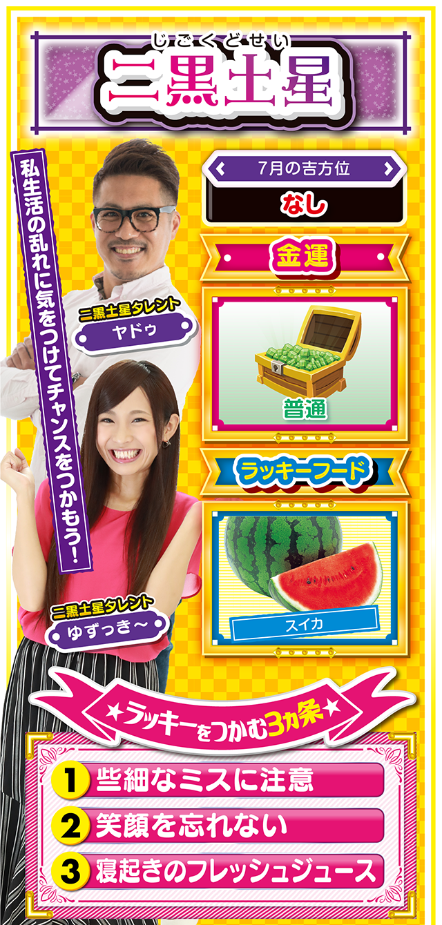 二黒土星占い結果