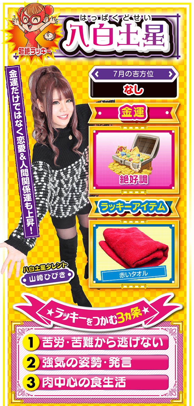 八白土星占い結果