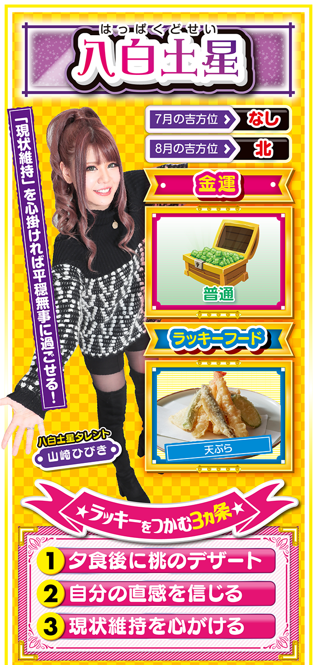 八白土星占い結果