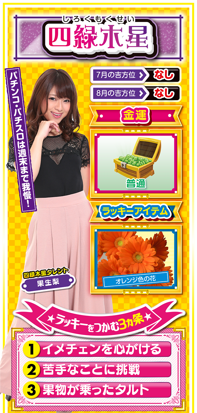 四緑木星占い結果