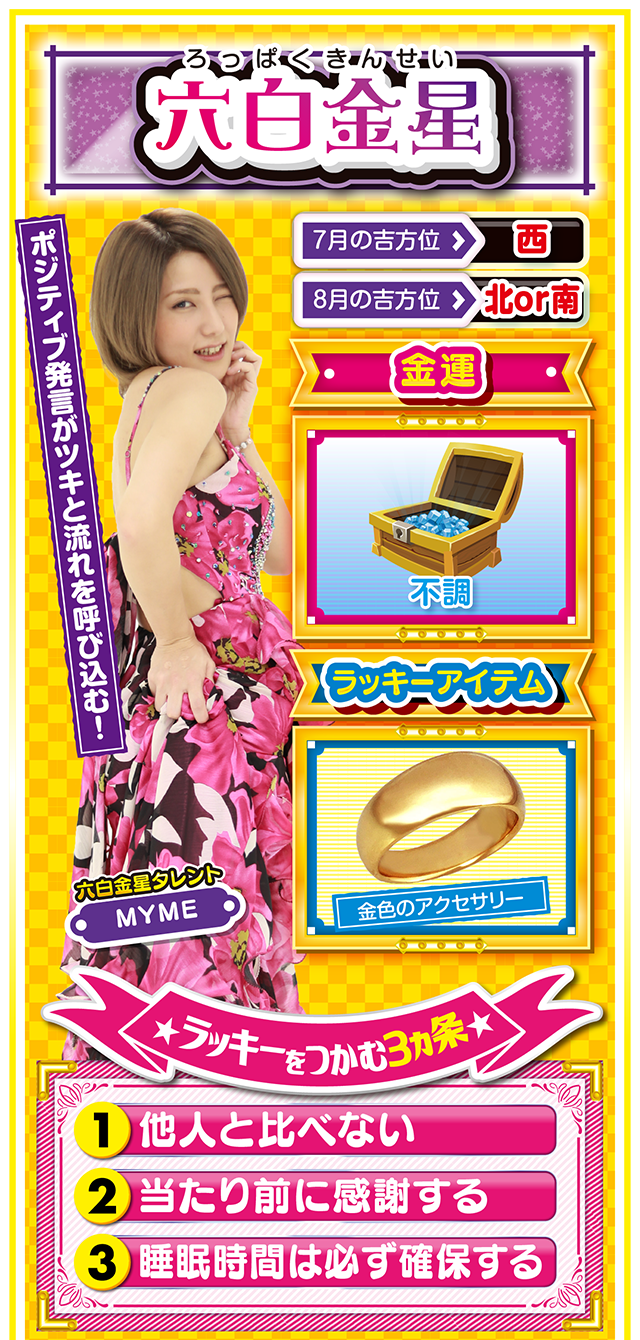 六白金星占い結果