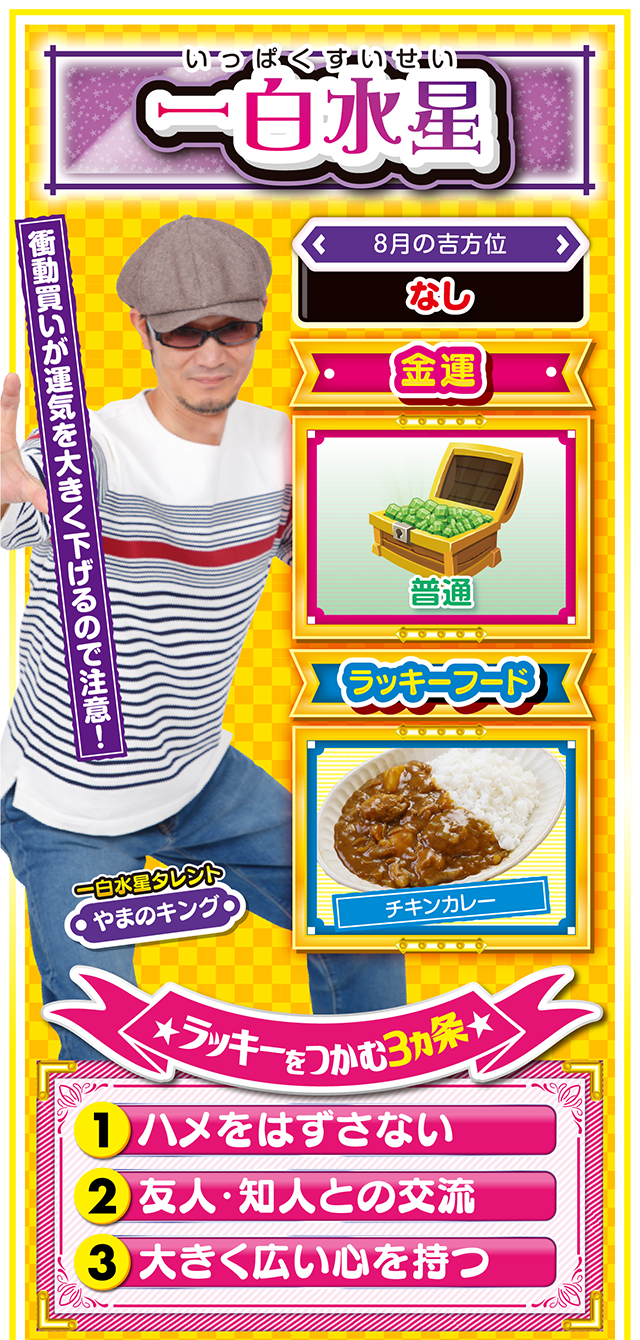 一白水星占い結果