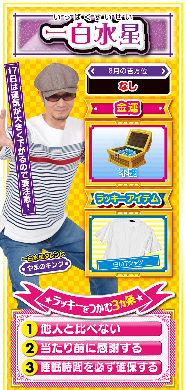 一白水星占い結果