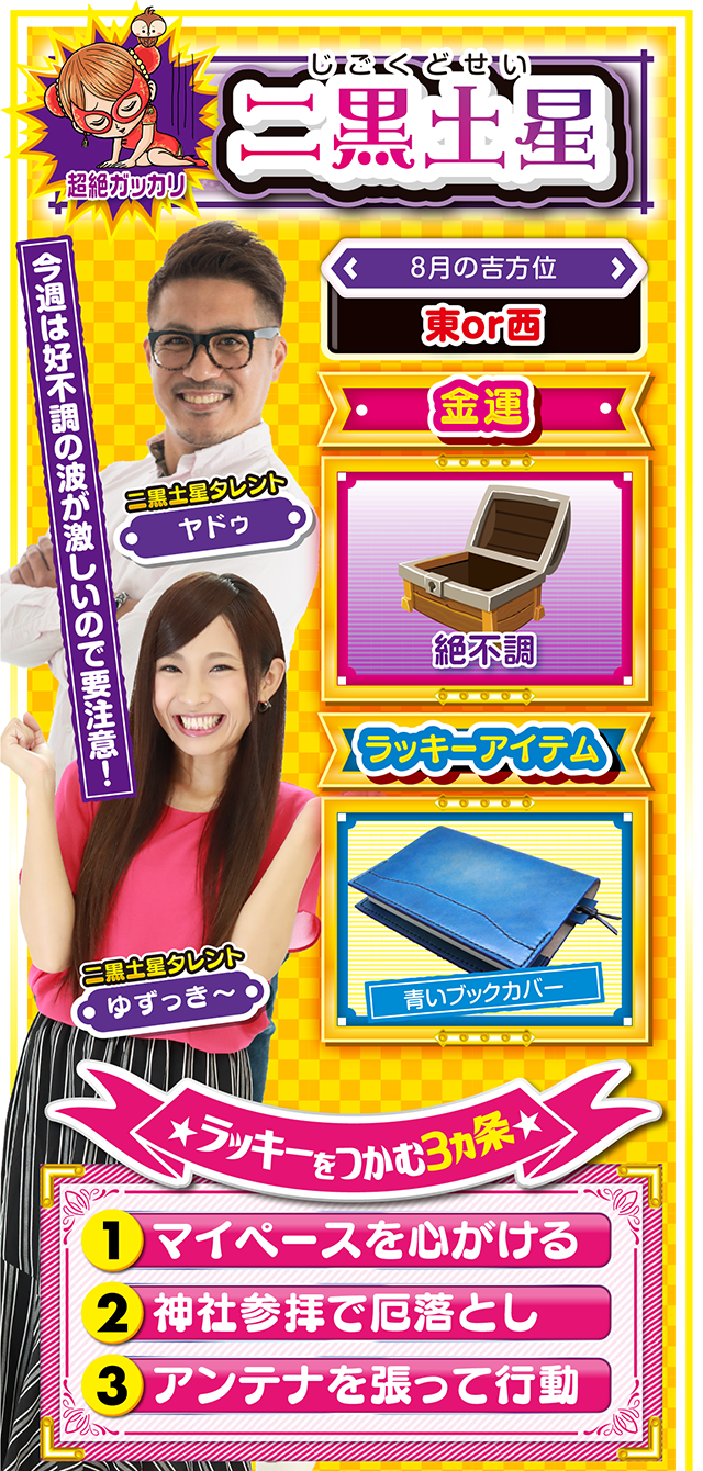 二黒土星占い結果