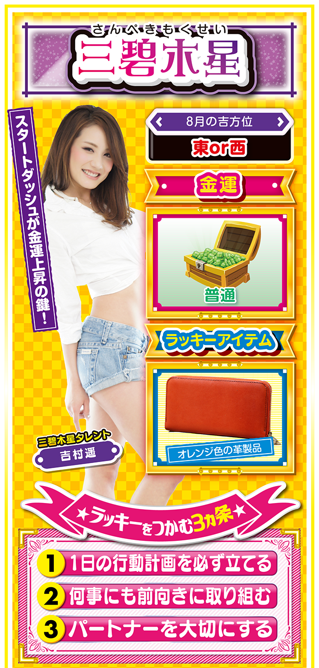 三碧木星占い結果