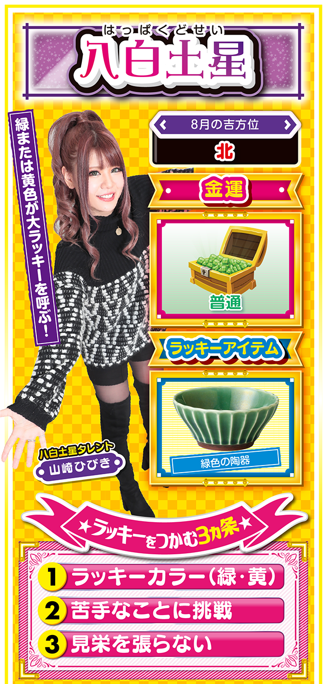 八白土星占い結果