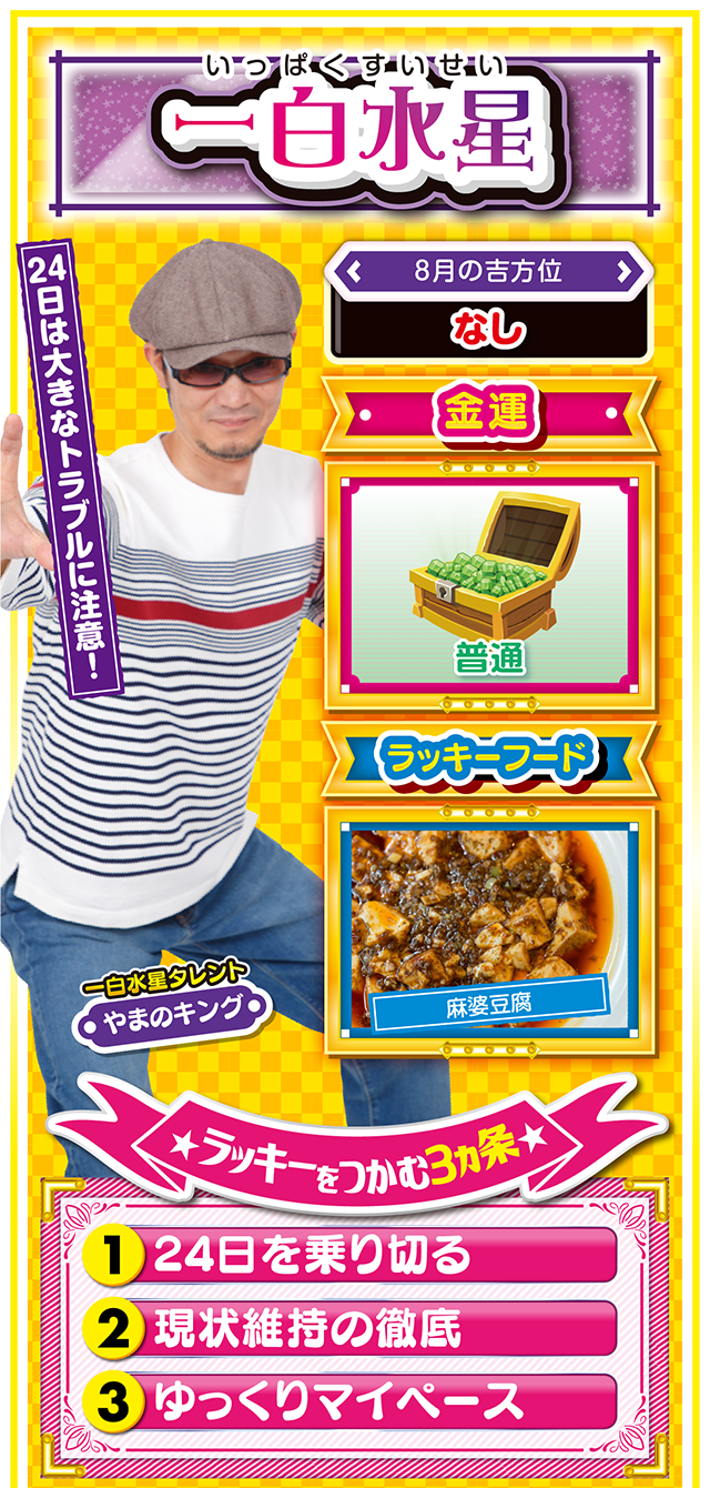 一白水星占い結果