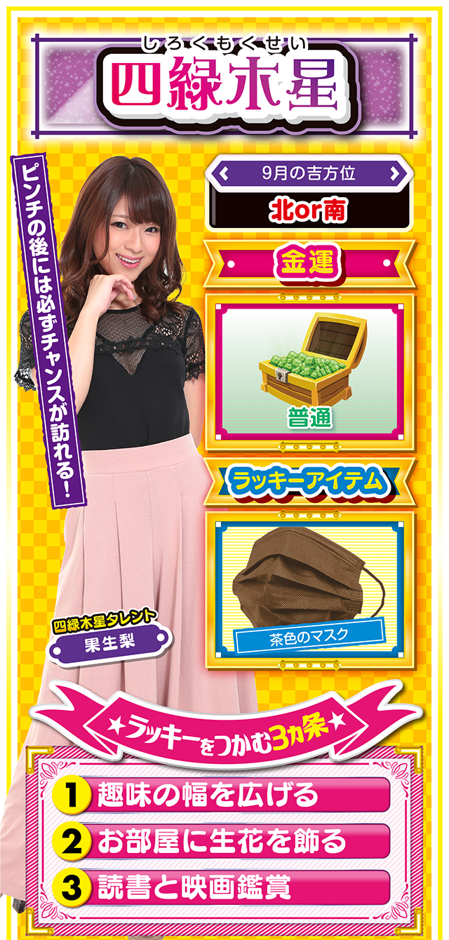 四緑木星占い結果