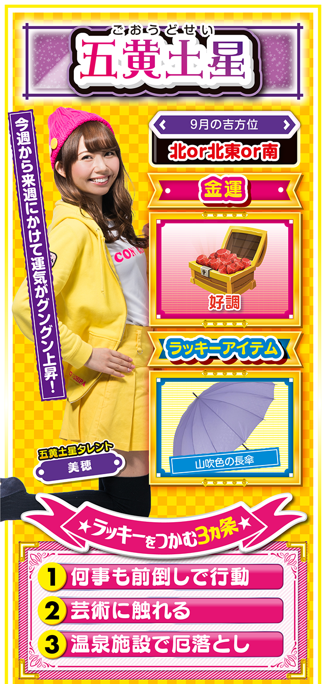 五黄土星占い結果