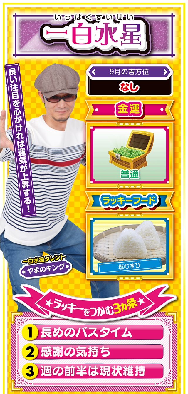 一白水星占い結果