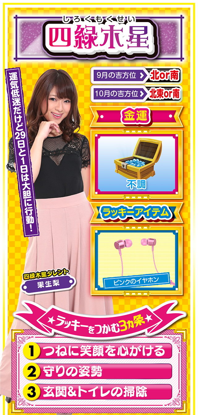 四緑木星占い結果