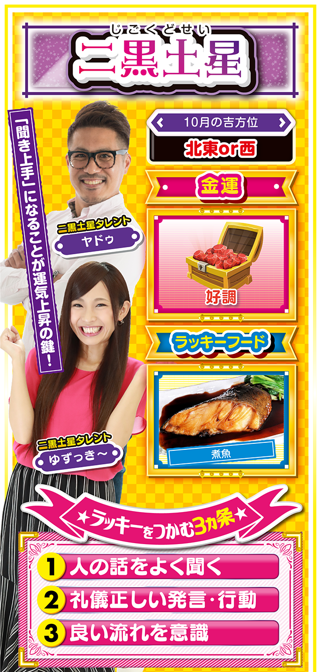 二黒土星占い結果